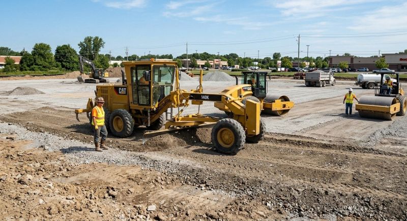 Parking Lot Excavation in Cumming, GA